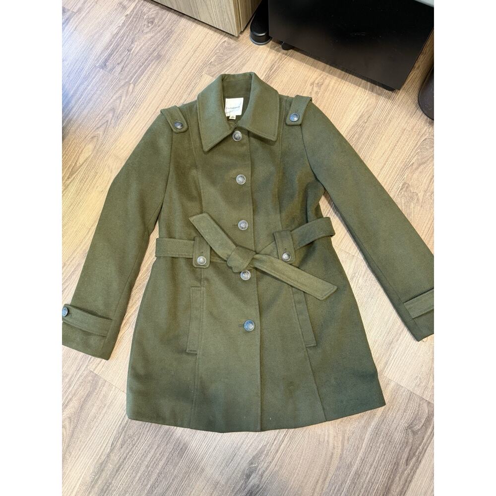 Croft And Barrow Olive Green Coat Womens Size S